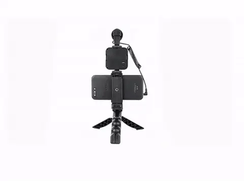 Professional video Microphone kit with Tripod Stand and LED Light